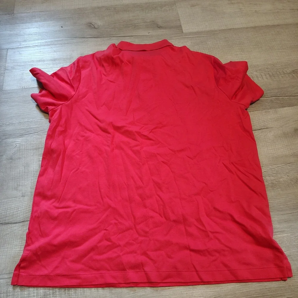 Polo Ralph Lauren XL Classic Fit Red Short Sleeve Pique Polo Shirt Pony Logo